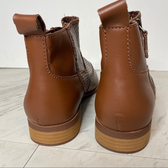 New! Kelsi Dagger Alaska Brown Leather Bootie 10 - Picture 4 of 14